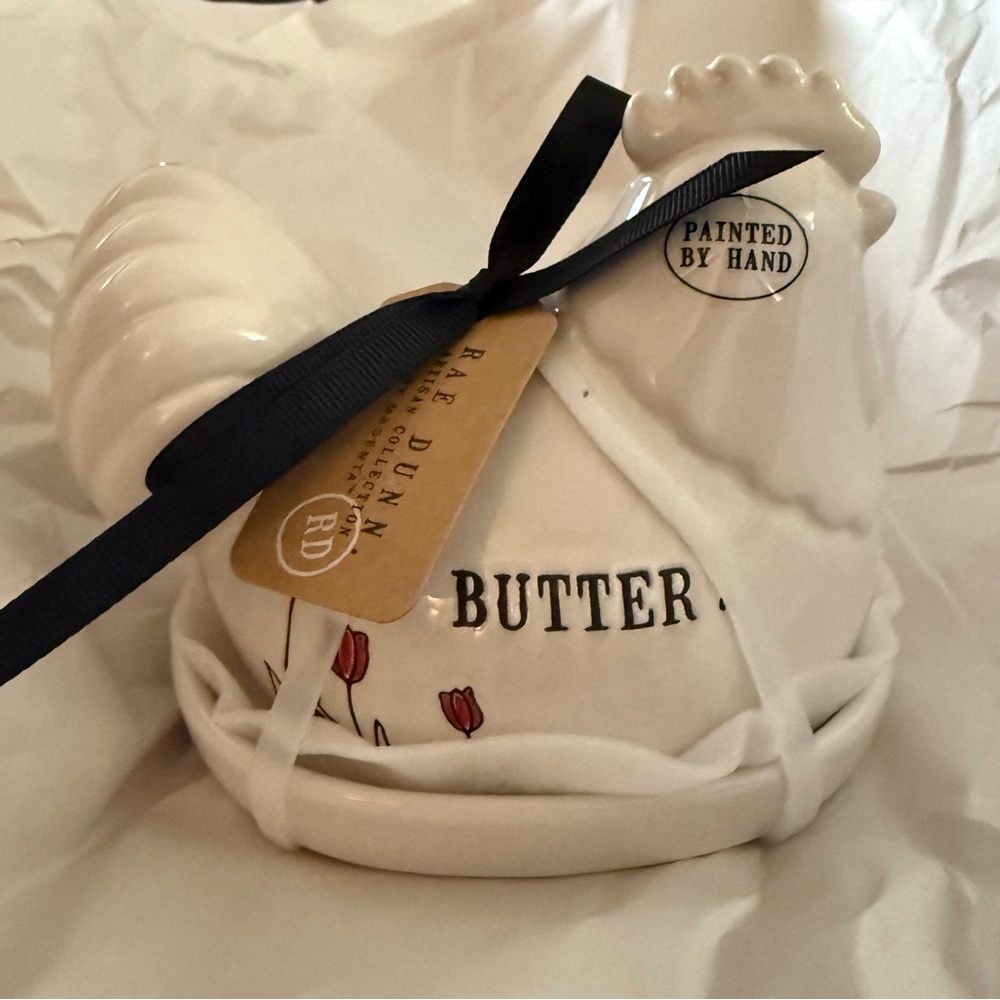 Rae Dunn Farmline Rooster Butter Dish